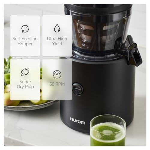 H320 Cold Press Juicer Machine (Black Slow Juicer)