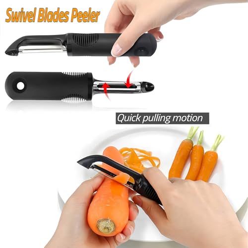 Vegetable Peeler (Standard / Black/Silver-01)