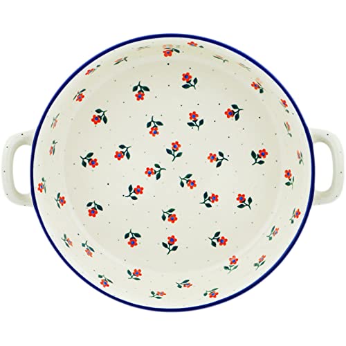 Round Baker with Handles 10 (Full Bloom)