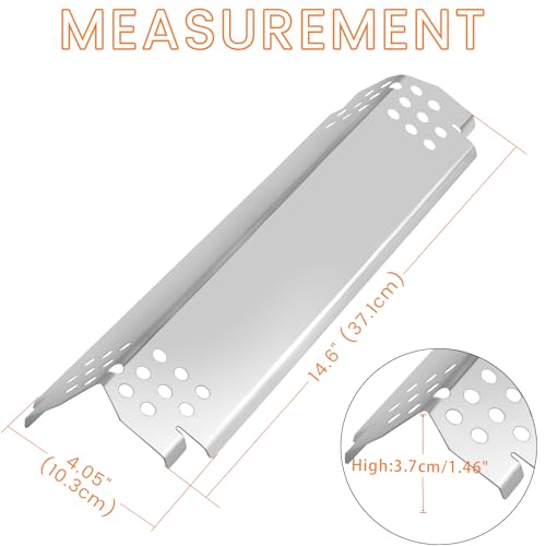 Replacement Parts for Nexgrill 4 Burner Heat Tents Home Depot 720 (Stainless Steel Heat Plates)