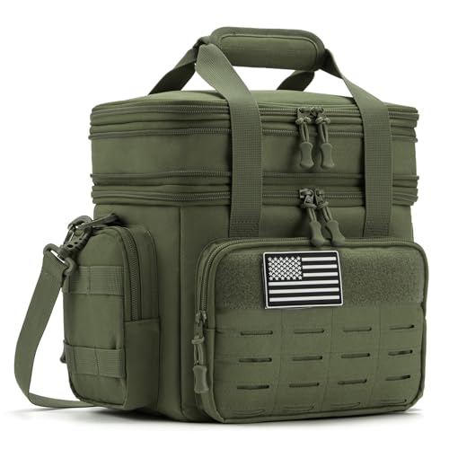 Tactical Lunch Box for Men Expandable 18L Heavy Duty Military Insulated Cooler Bag