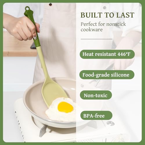 43 PCS Silicone Kitchen Utensils Set (Avocado Green)