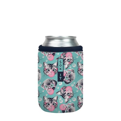 CanSok Sleeve for Beer & Soda Insulated Neoprene Cover (Bubble Trouble / 12oz Can Sleeve)