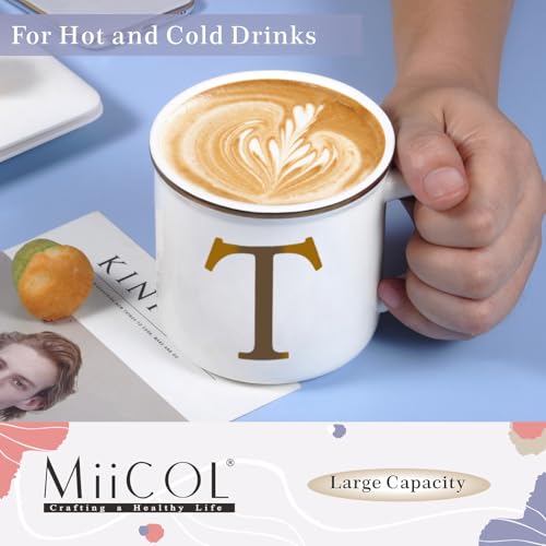 Ceramic Coffee Mug 16oz (Letter T Mug)