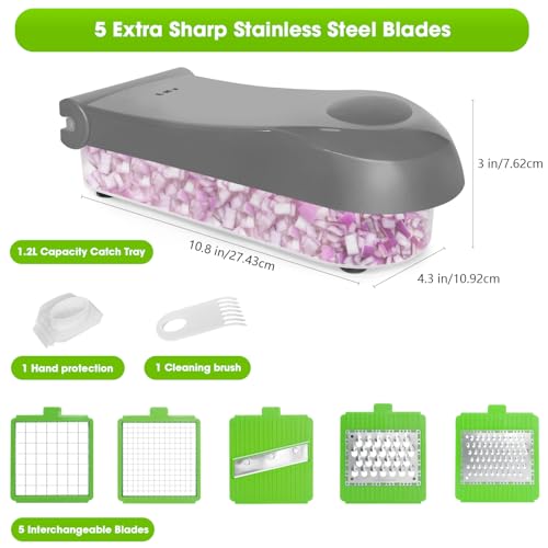 Manual Food Processor Large Vegetable Chopper