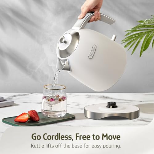 Electric Water Kettle 1.7 Liters (Pearl White)