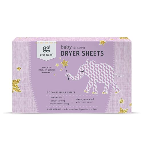 Baby Dryer Sheets (80 Count (Pack of 1))