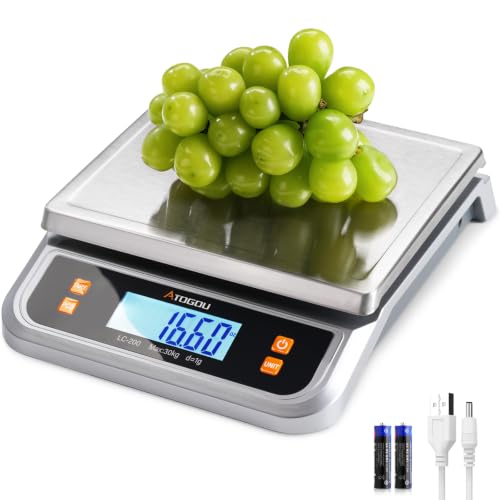 66lb Food Scale (Silver 66 lb (30 kg))