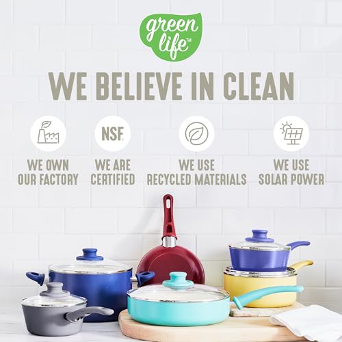 8 Piece Nonstick Cookware Set (8 Piece Cookware Set / Cream)