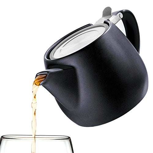 Pluto Porcelain Small Teapot Black (Black)