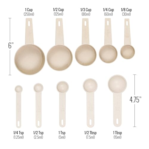 7pc Wheat Straw Complete Kitchen Utensils Set (7 Count)