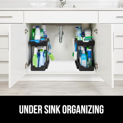 Waterproof Silicone Under Sink Mat (White / 34"w X 22"l)