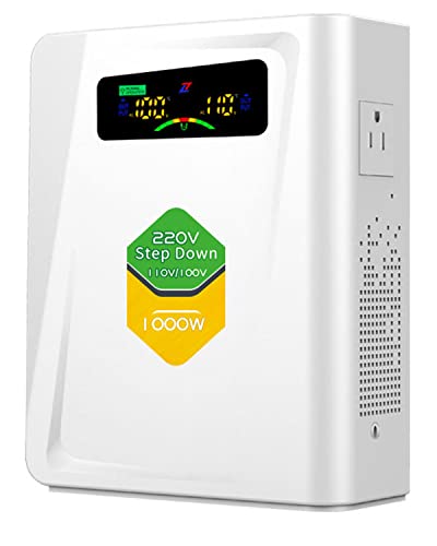 220v to 110v Step Down Transformer 1000W Power Voltage Converters (Step Down / 1000W)