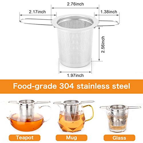 2Pack Tea Strainer (2 Count (Pack of 1))