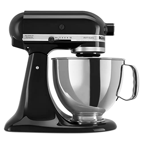Artisan, 5-Qt Tilt Head Stand Mixer, KSM150PS, Onyx Black (Onyx Black)