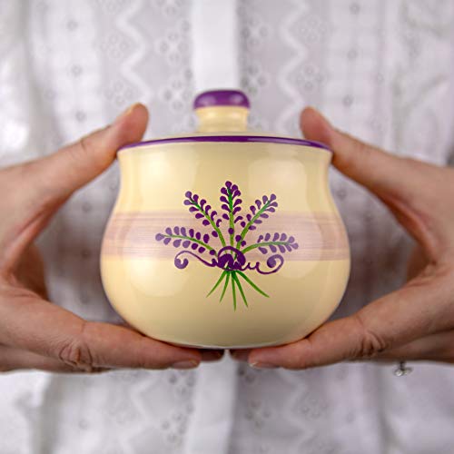 Ceramic Sugar Bowl with Lid