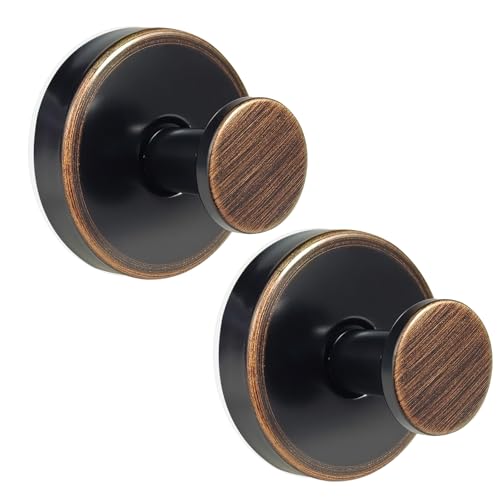Suction Cup Hooks for Shower (Brushed Bronze)