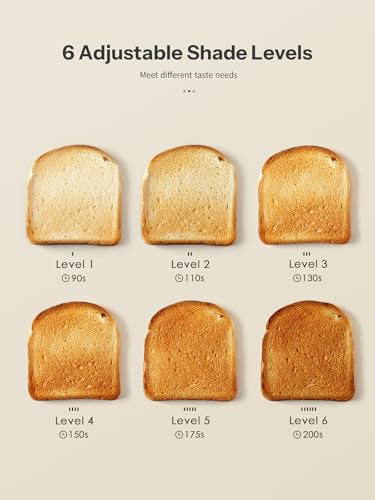 4 Slice Toaster Smart Touch Control with Extra Wide Slots