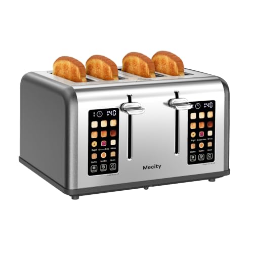 4 Slice Toaster with Touch Screen Control (Pearl Grey / 4 Slice)