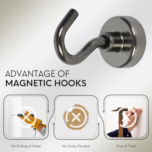 Magnetic Hooks (15 Count)