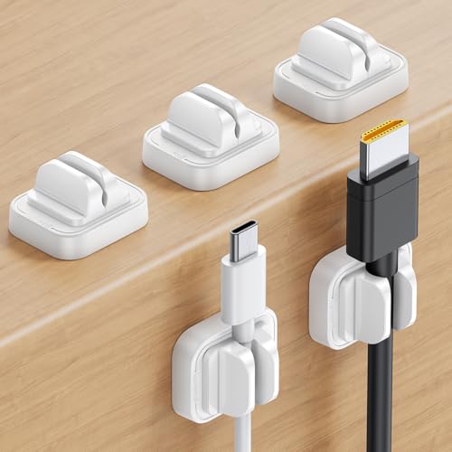 5 Pack Spring Fixed Cord Holder Clips (5Pack - Adjustable Slot)