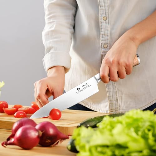 8 Inch Japanese SUS440A High Carbon Gyutou Chef Knife (Golden)