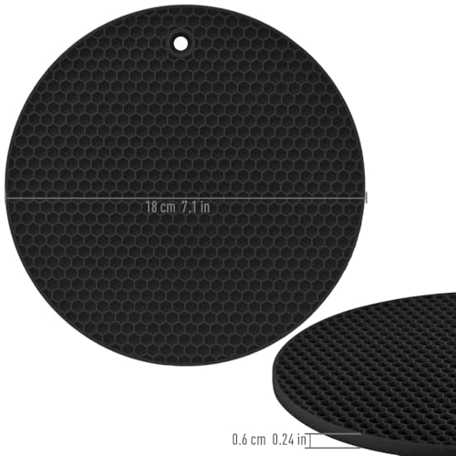 Silicone Round Trivets (6 Count)