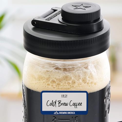 Dissolvable Food Labels for Food Containers (Old Glory Blue)