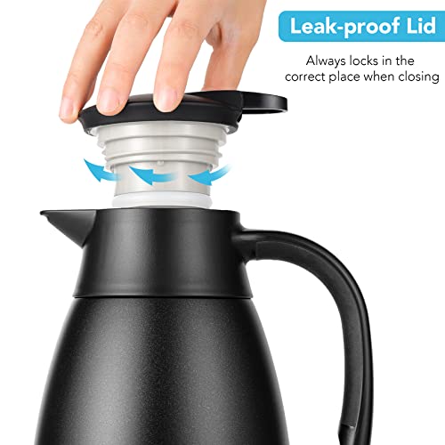 34 Oz Thermal Coffee Carafe (Starry Black / 34 Ounces)