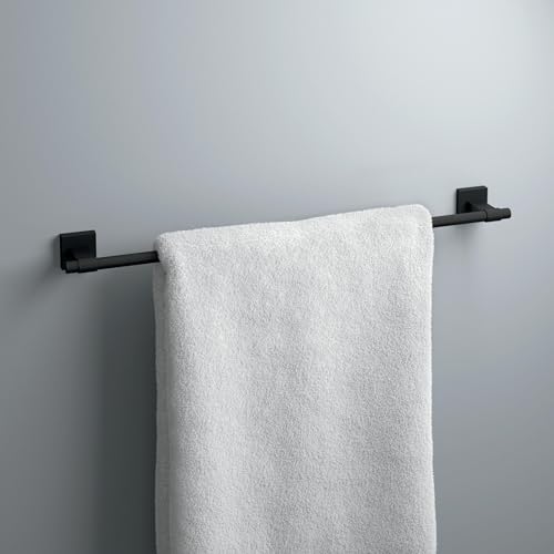 Towel Rack 24 Inch Matte Black Towel Bar for Bathroom (24 inch / Matte Black)