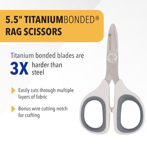 5.5" Rag Snips (Single / 5.5" Quilting Scissors)