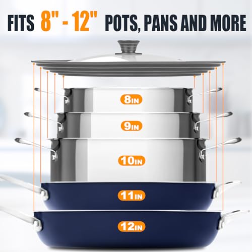 Universal Lid for Pots (8 to 12 inch / Gray)