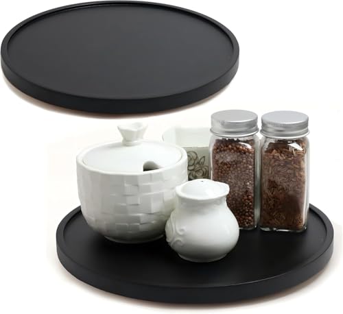 2 Pack ] 10 (Black Wood / 2 Pack - 10 inch)