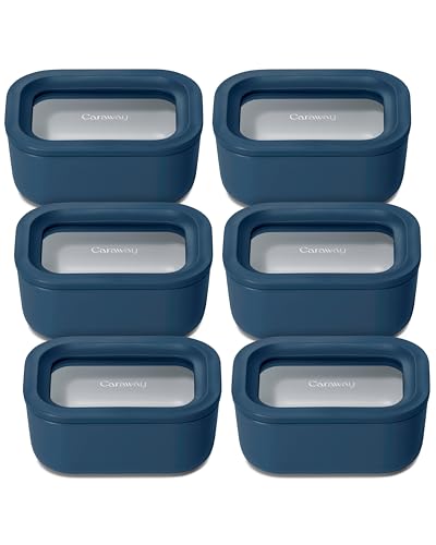 6 Piece Food Storage Container Set (Navy / 2.6 Cup Food Storage (6x))
