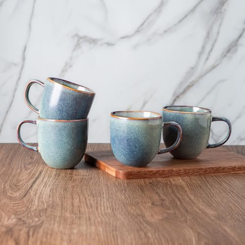 12oz Coffee Mugs (Set of 6 / Ceylon Blue)