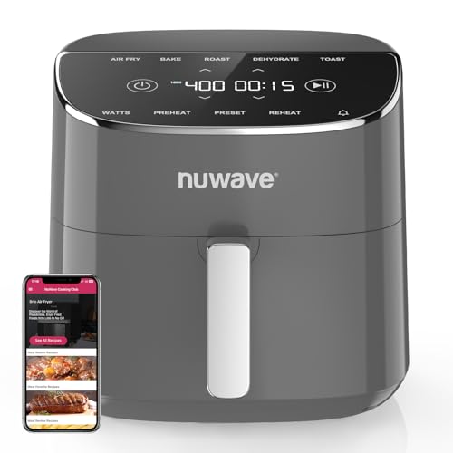 Brio Plus Air Fryer 8 Qt (8 quart / Cool Gray)