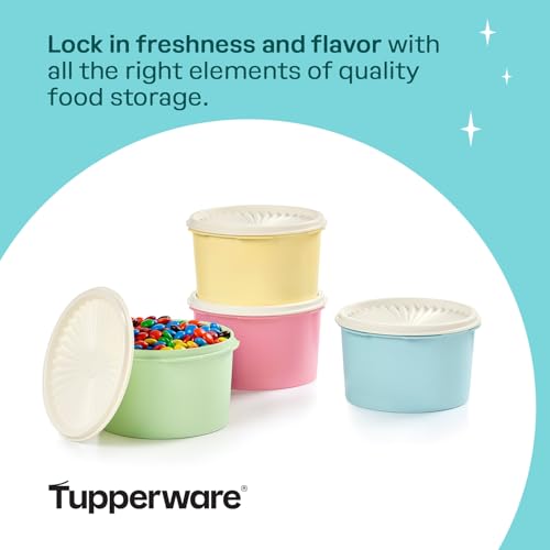 Heritage 8 Piece Pastel Canister Set (4 Small Canister Set - Heritage Multicolor)
