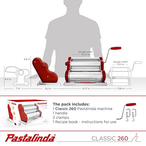 Classic 260 Pasta Maker Machine (Bordeaux)