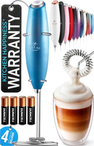 Powerful Milk Frother Wand With Duracell Batteries