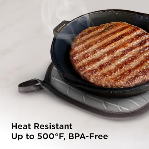 Silicone Pot Holders (Metal Gray)