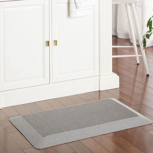 Mira Modern Heathered Anti (Grey / 19.6"L x 19.6"W x 0.5"Th)