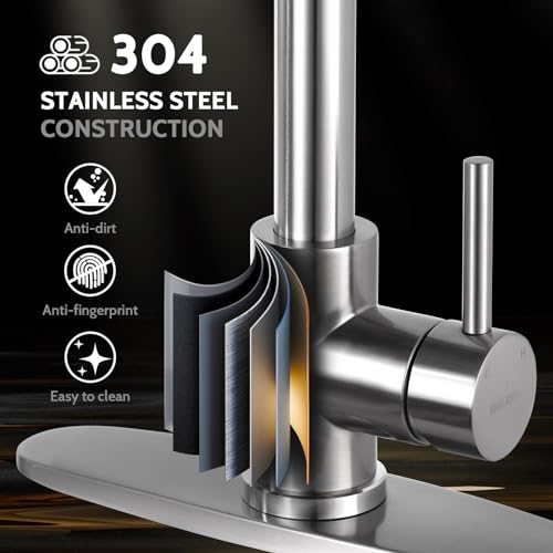 LED Kitchen Faucet (Brushed Nickel)