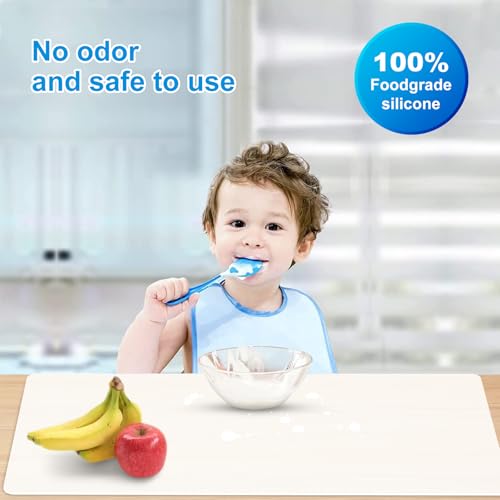 Silicone Mat for Kitchen Counter (Translucent / 27.5" x 16.5")