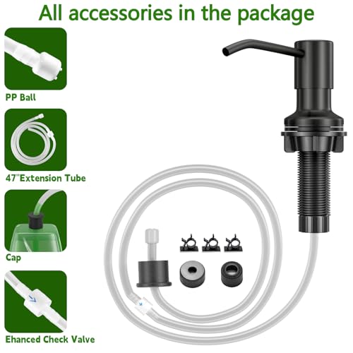 Kitchen Sink Soap Dispenser (Black02)