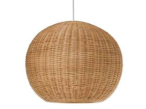 1050030 Wicker Ball Pendant Light (Natural)