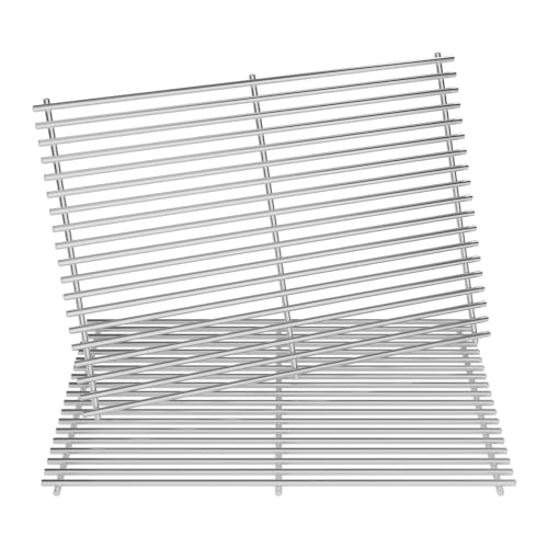 18.75" x 26.5'' Stainless Steel Cooking Grates for Weber (18.75''D x 26.5''W)
