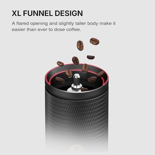 C5 ESP Pro Manual Coffee Grinder with S2C (Black / Chestnut C5 ESP)