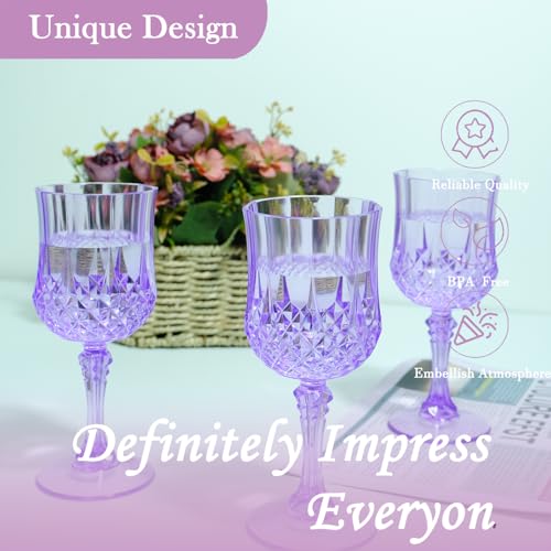 48Pack Plastic Wine Glasses (48 Count)