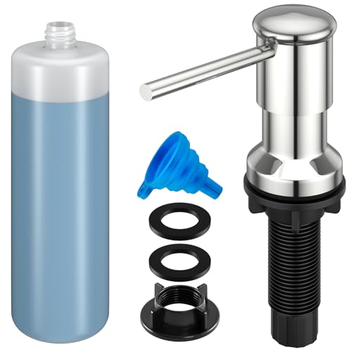 Dish Soap Dispenser (Chrome / With Bottle)