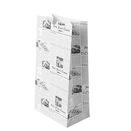 Bag Tek 6 Lb Disposable Lunch Bags (6 lb / Newsprint)